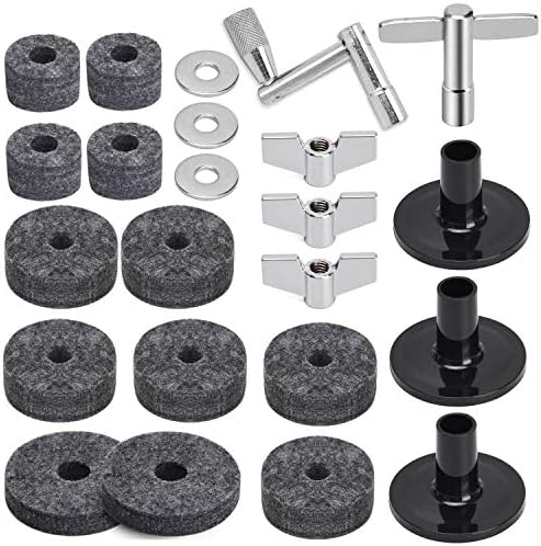 Facmogu 23PCS Cymbal Accessory Set, Drum Cymbal Replacement Accessories
