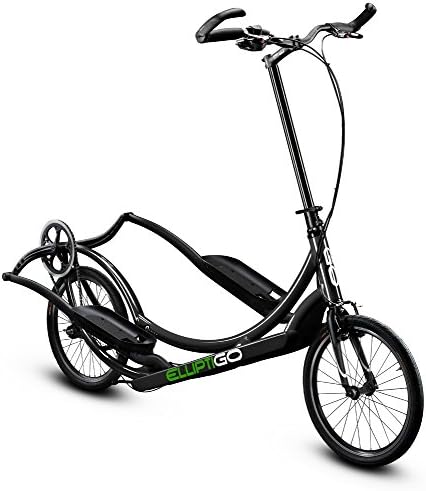 8C Long Stride Outdoor Elliptical Bike - Converts to Indoor Bike | Hybrid Outdoor and Indoor Cardio Trainer Exercise Bikes for Home, Elliptical Bicycle