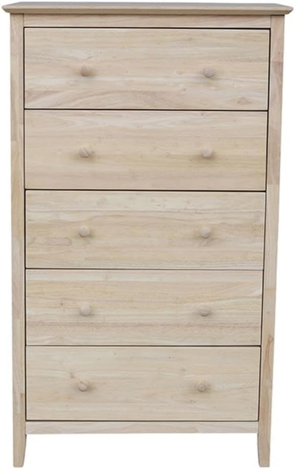 International Concepts Dresser with 3 Drawers, Unfinished