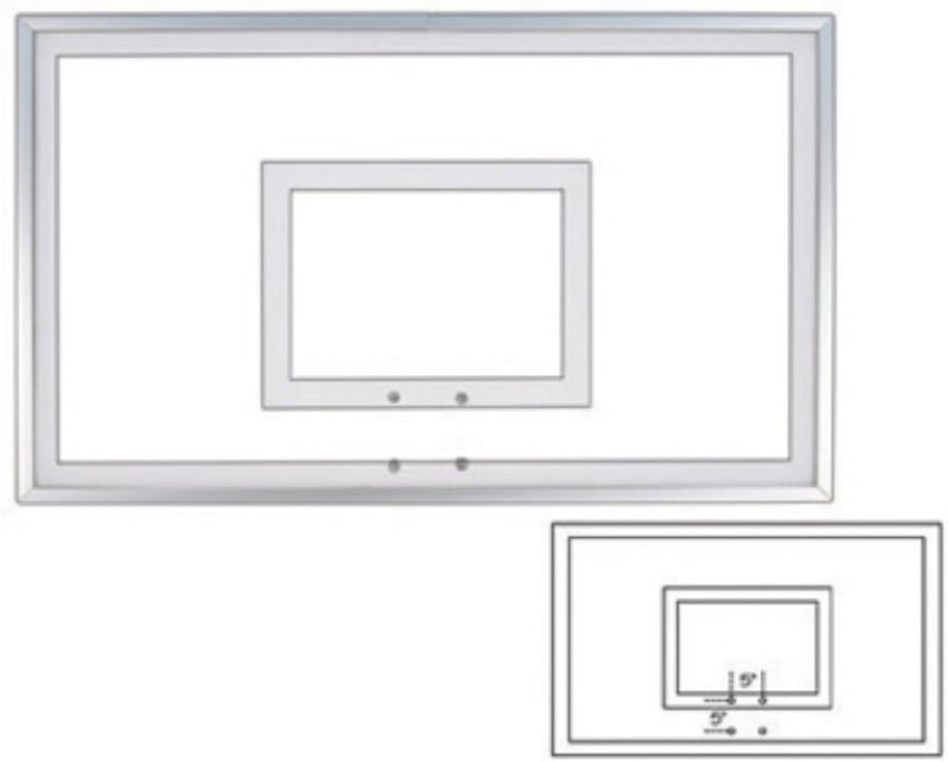 First Team 36 x 60 Framed Acrylic Backboard