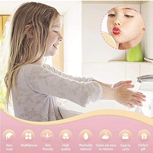 7pc Fruity Flavored Lip Gloss Set - Assorted Fruit Flavor-Great Gift | Non-Toxic Kids Makeup. Fun Shiny Lip Gloss Collection for Kids, Teens & Girls - Sweet & Glossy Lip Care