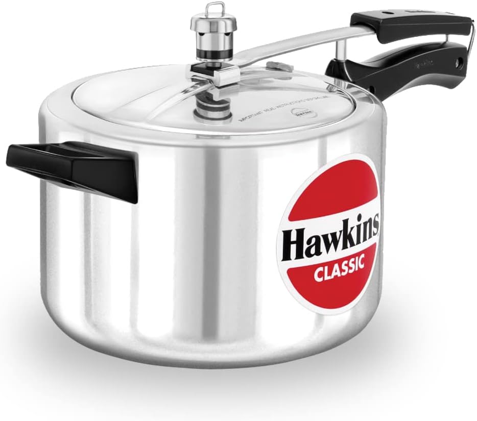 Hawkins Classic Aluminum 6.5 Litre Pressure Cooker