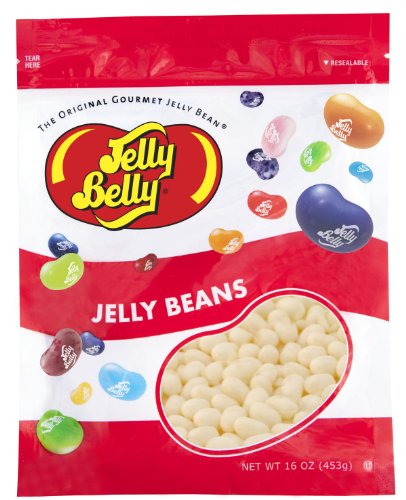 Jelly Belly Coconut Jelly Beans - 1 Pound (16 Ounces) Resealable Bag - Genuine, Official, Straight from the Source