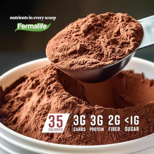 FERMALIFE USDA Organic Fermented Soy Nutritional Beverage - Mix, 5.6oz, 20 Servings, Non-GMO, Vegan, Nutrients for Your Gut Bacteria