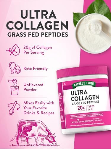 Nature's Truth Collagen Powder | 7 oz | Type I and III | Unflavored