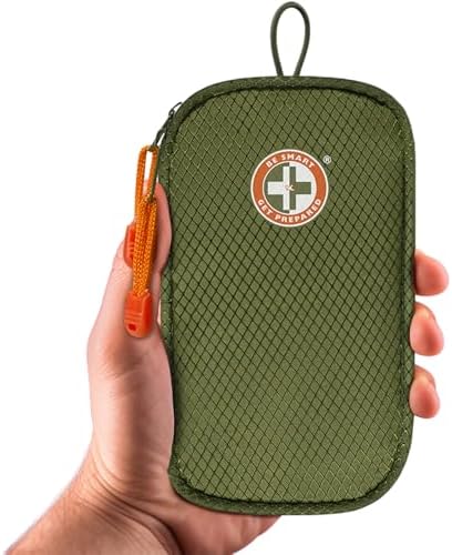 Be Smart Get Prepared 110 pc First Aid Kit: Clean, Treat, Protect Minor Cuts, Home, Office, Car, School, Business, Travel, Emergency, Outdoor, Camping & Sports, FSA/HSA (Packaging may vary)