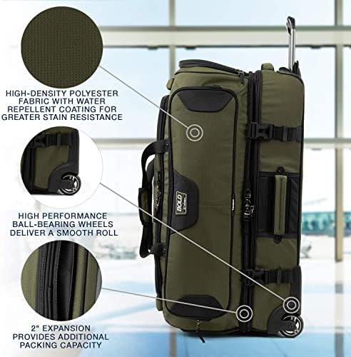 Travelpro Tpro Bold 2.0 30 Inch Drop Bottom Rolling Duffel