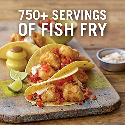 Zatarain's Seasoned Fish Fri, 25 lb - One 25 Pound Box of Fish Fry Seasoning Mix, Best for Breading Seafood or Vegetables for a Zesty Twist