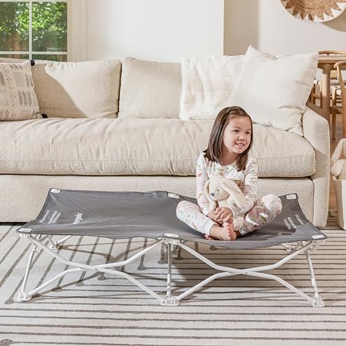 Regalo My Cot® Portable Toddler Bed, Foldable Kids Travel Bed & Camping Cot, Lightweight Sleeping Cot for Toddlers, Indoor/Outdoor