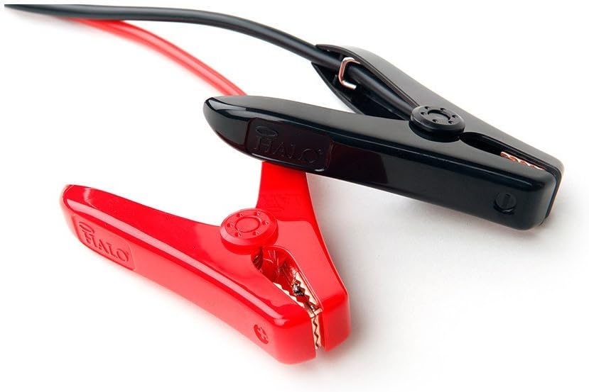 HALO Bolt Mini Jumper Cables, Easy-to-Use Replacement Cables for HALO Portable Jump Starters