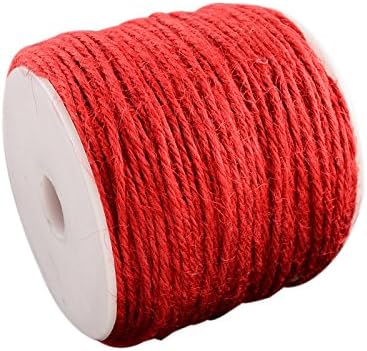 LiQunSweet 100m/328ft Hemp Cord Hemp Rope String Twine Beading Material 1 Ply for Jewelry Making DIY Craftings Wall Hanging Art Project Home Party