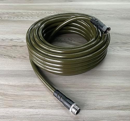 Water Right Polyurethane Garden Hose, 100 Ft, Non-toxic, 1/2” ID, Olive