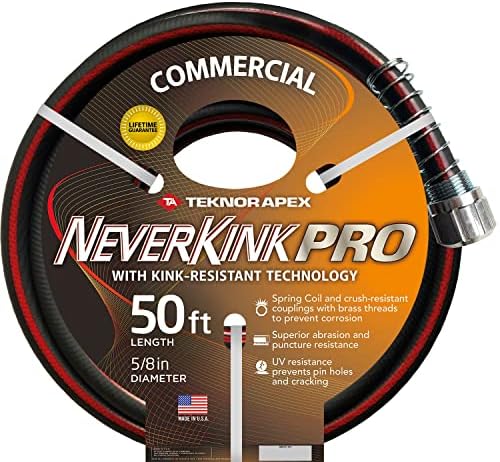 zero-G 4001-100 Garden Hose, 5/8" x 100', Gray
