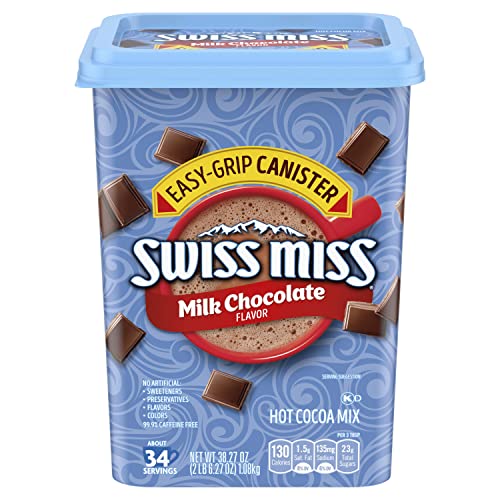 Swiss Miss Milk Chocolate Flavored Hot Cocoa Mix, 38.27 oz. Canister