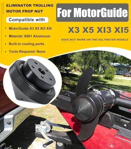 Eliminator Trolling Motor Prop Nut Custom Fit for MotorGuide X3 X5 XI3 XI5