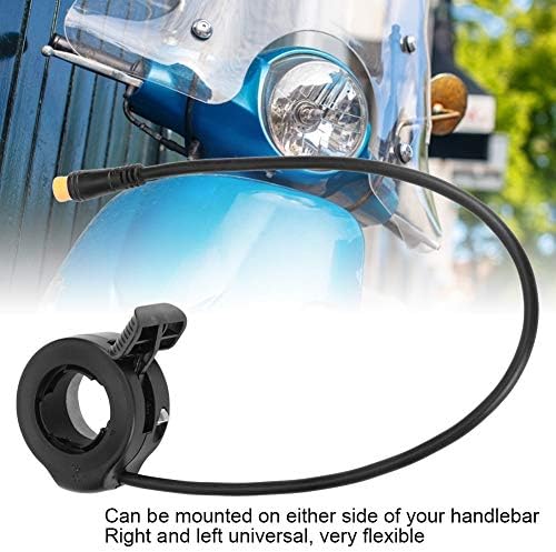 Alomejor Electric Scooter Thumb Throttle, Speed Control Finger Throttle Accelerator with Connector for Electric Scooters