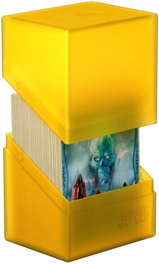 Ultimate Guard Boulder 100+ Classic, Deck Case for 100 Double-Sleeved TCG Cards, Emerald, Secure & Durable Storage for Trading Card Games, Soft-Touch Finish
