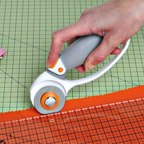 18mm Rotary Cutter Blades 10 Pack, Fits OLFA Rotary Circle Cutter Replacement for Quilting Scrapbooking Sewing Arts&Crafts, Sharp and Durable (18MM)