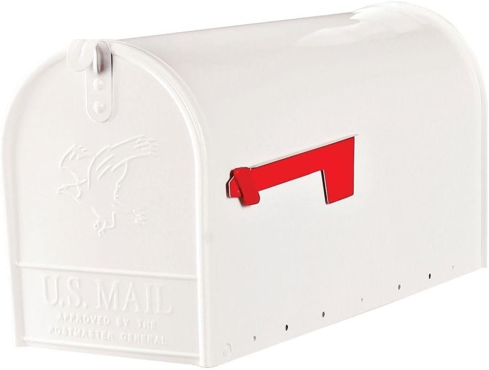 Gibraltar E11600W00 Elite Large Mailbox, White