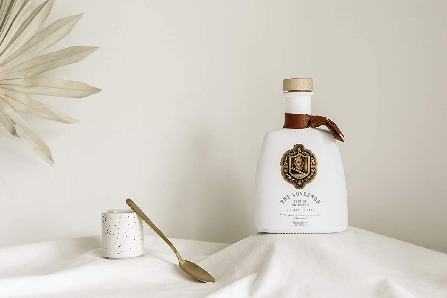 The Governor Limited Edition Extra Virgin Olive Oil - Unfiltered, Cold-Pressed, Early Harvest, Single Origin - Peppery, Robust, Spicy Notes - Packed with Polyphenols, Oleocanthal, Antioxidants, 500ml