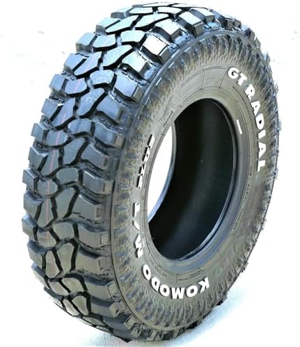 GT Radial KOMODO M/T Plus All-Terrain Radial Tire - LT235/75R15 104/101Q | Light Truck Mud Terrain All Season Traction 104/101Q Rated C (6 Ply) Radial Construction Raised White Letters Tire