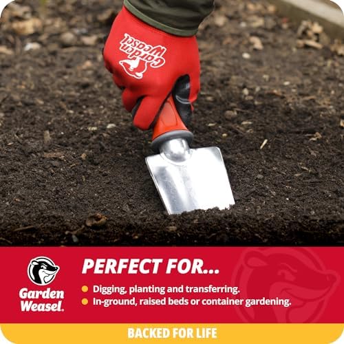 Garden Weasel Multi-Use Transplanter Trowel for Digging Planting Weeding