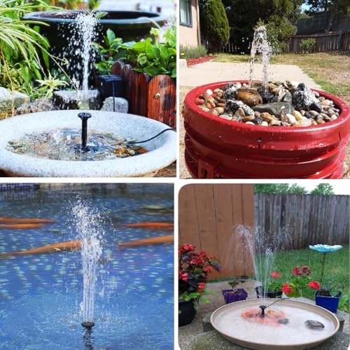 Lewisia 2W Solar Bird Bath Pump with USB Charging for Pool Pond Garden Decoration Solar Powered Water Fountain Pump