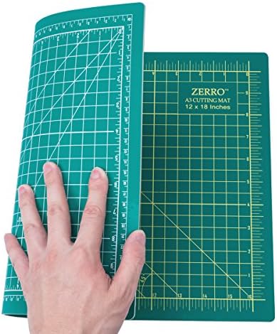 ZERRO Self Healing Cutting Mat 24" x 36", Double Sided & Non-Slip | Professional 5-Ply Rotary Mat for Scrapbooking, Fabric, Quilting, Sewing, Crafts (A1)
