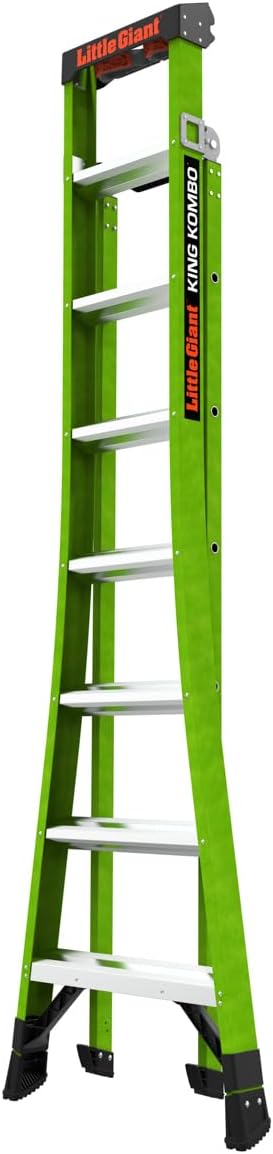 Little Giant King Kombo, 6 ft Fiberglass Multi-Position Ladder, 13906-001