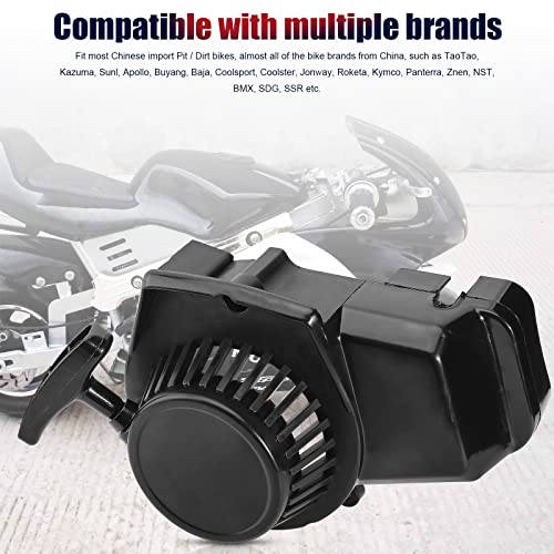 Pull Start Starter for 33cc 43cc 47cc 49cc 50cc 2-Stroke Engine Mini Quad ATV Scooter Go Kart Chopper Pocket Bicycle Rocket Pit Dirt Bike Coolster