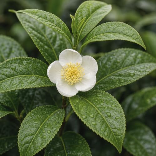 Camellia Sinensis - 4 Inch Container - Large & Beautiful Live Tea Plant - Brew Your Own Black, White, Green & Oolong Tea