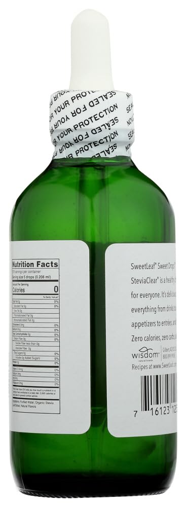 Sweetleaf Stevia Extract Clear Liquid 4 Oz X 2