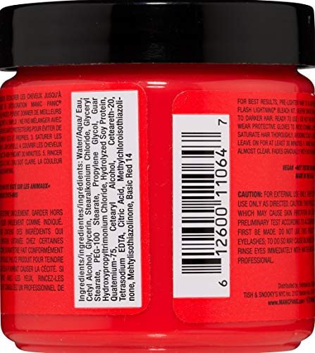 Manic Panic Semi Permanent Electric Pussycat Pink Hair Dye, 4 oz