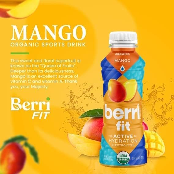 Berri Fit Hydration, 4ct, Organic Dragon Fruit Flavor Natural Sports Drink
