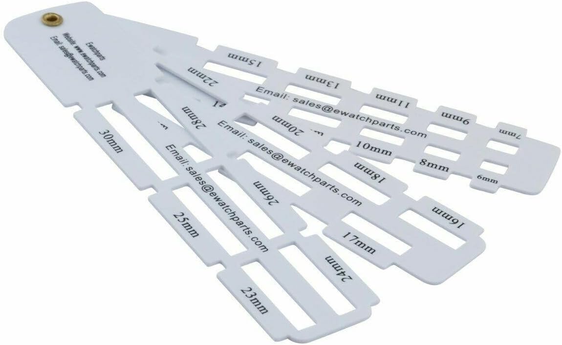Ewatchparts Watch Band Strap & Lug Measuring Ruler Gauge Compatible with 6mm to 30mm Tool Compatible with Invicta
