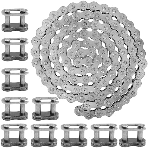 415 415H Chain 110L Link Heavy Duty for 49cc 50cc 60cc 66cc 70cc 80cc 2-stroke 4-stroke Engine Motor Motorized Bicycle Pit Dirt Mini Bike Scooter