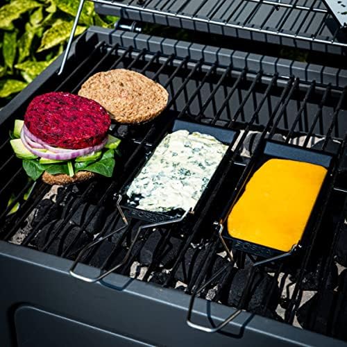 BOSKA Stainless Steel Cheese Barbeclette, Raclette Pan with Spatula | For Cooking, Baking, Grilling, Wedding Registry Items, Small Kitchen Appliances