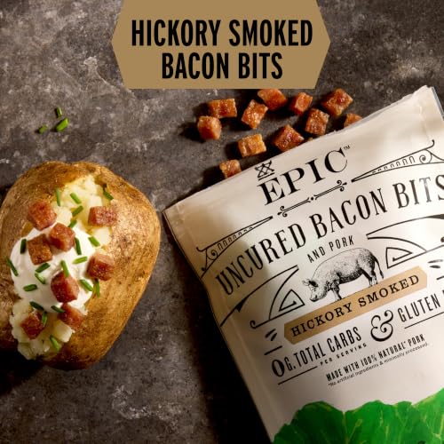 EPIC Provisions Hickory Smoked Bacon Bits, Gluten-Free, 3 oz