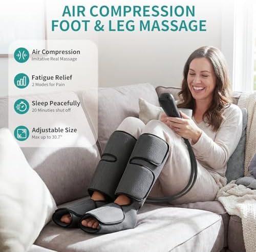 Nekteck Leg Compression Massager for Circulation and Relaxation