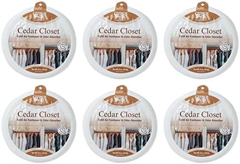 Citrus Magic Closet Solid Air Freshener, Cedar, 8 Ounce