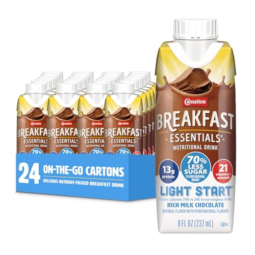 Carnation Breakfast Essentials Light Start Ready-to-Drink, Chocolate