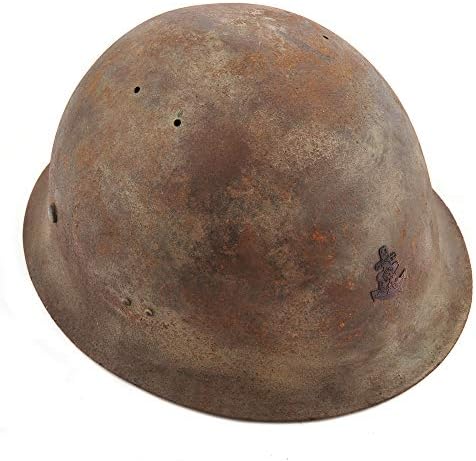 WW2 Japanese Imperial Naval Landing Forces Steel Helmet Hand Aged