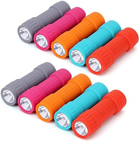 FASTPRO 10-Pack LED Mini Flashlight Set with AAA Batteries (1W)