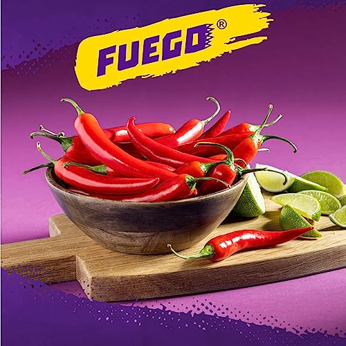 Takis Fuego Hot Nuts 12 pc / 3.2 oz Snack Size Box, Hot Chili Pepper & Lime Flavored Extreme Spicy Double-Crunch Peanuts