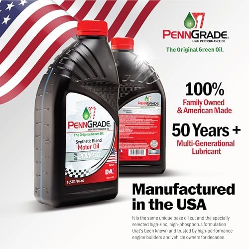 PENN GRADE 1 Synthetic Blend High Performance Oil SAE 15W-40 (1, Quart)