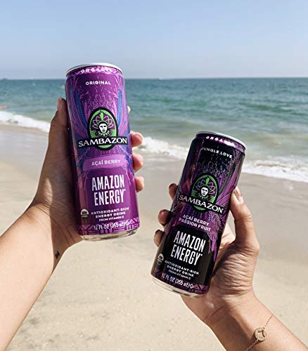 Sambazon Organic Low Calorie Amazon Acai Energy Drink, 12 Fl Oz