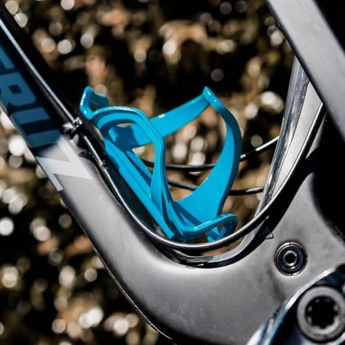 LEZYNE Flow Cage SL Bike Water Bottle Cage | Composite Matrix Construction, Side-Load Design, Compact Frame Cycling Accessory, Left Side, Black