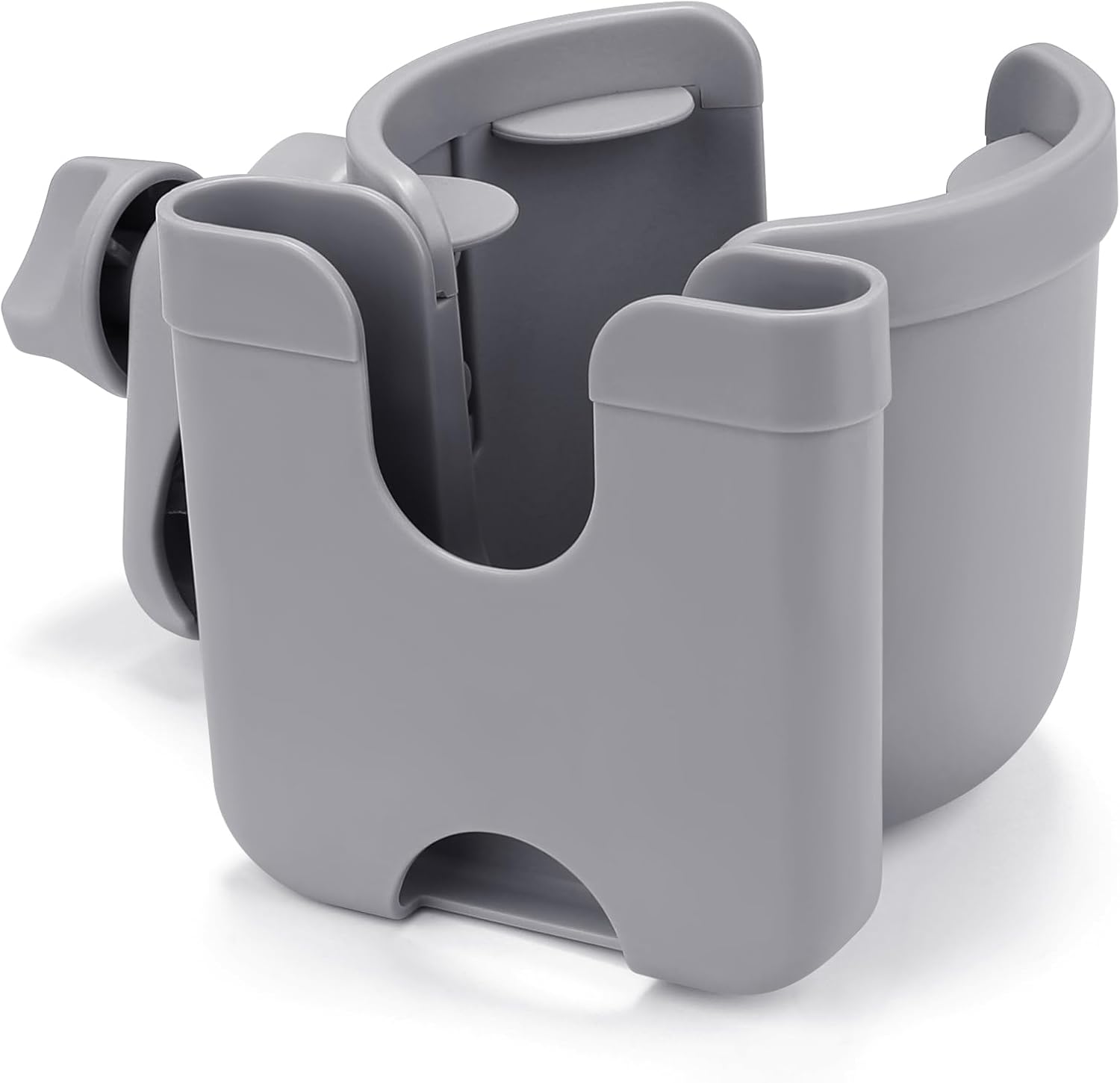 Accmor Stroller Cup Holder with Phone Holder, Bike Cup Holder, Universal Cup Holder for Uppababy Nuna Strollers, 2-in-1 Drinks Holder for Walker