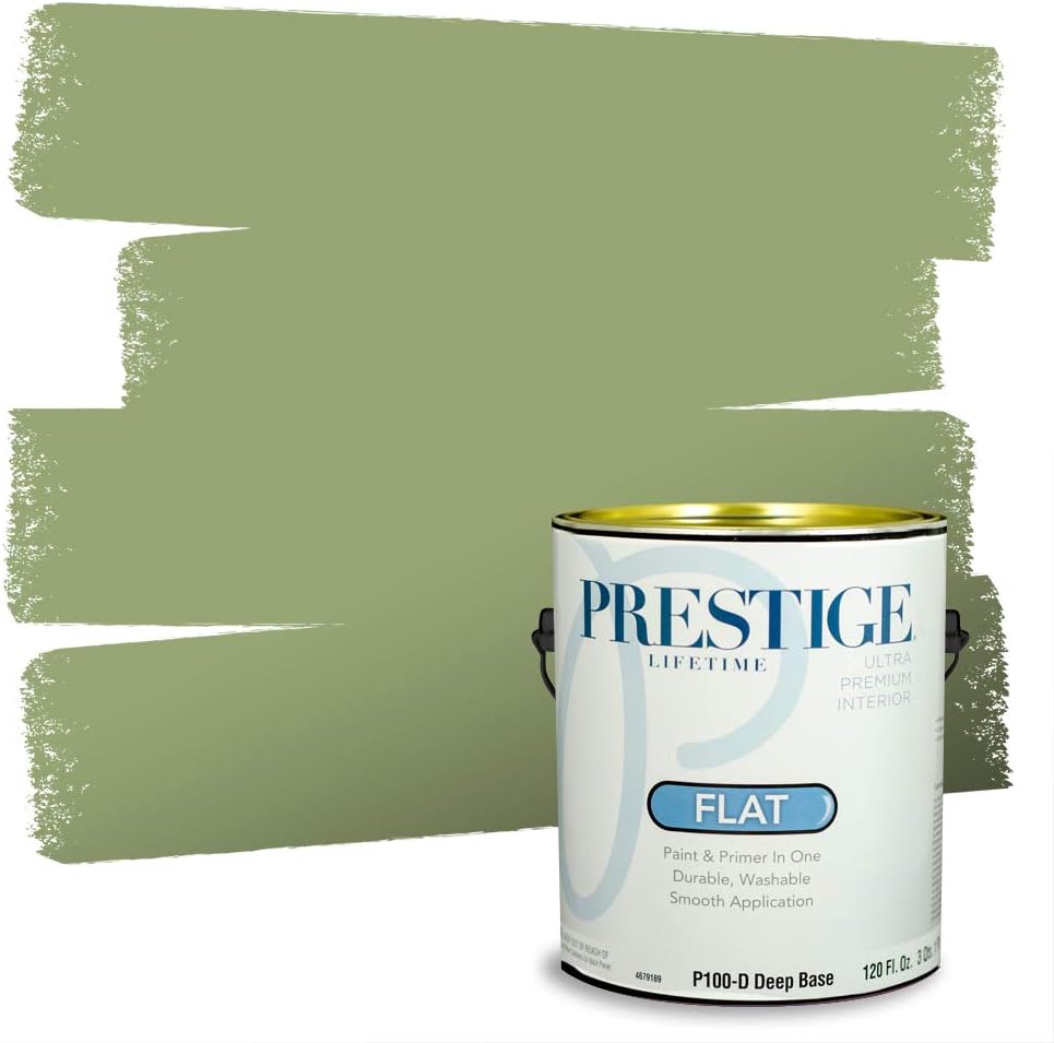 PRESTIGE Interior Paint and Primer in One, Garden Sage, Eggshell, 1 Gallon