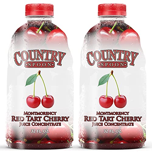 Country Spoon Montmorency Red Tart Cherry Juice Concentrate, 32 oz | Grown & Made in the USA